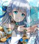 アイリス　ミニ色紙　「白猫TCG　サマーキャンペーン」