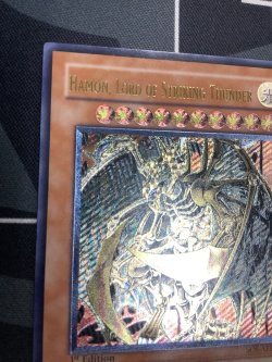 画像2: HAMON LORD OF STRIKING THUNDER(降雷皇ハモン)  状態NM－  旧アジア版 レリーフ 1ST EDITION【実物写真】