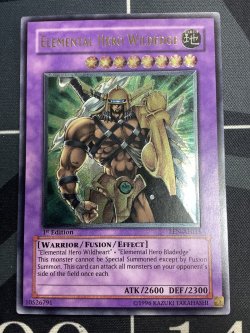 画像1: ELEMENTAL HERO WILDEDGE (E・HEROワイルド ジャギーマン)　アジア版 レリーフ 状態NM-【実物写真】