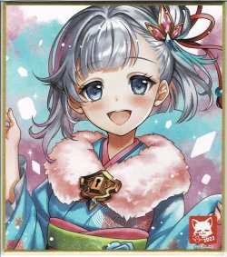 画像1: ティナ　色紙
