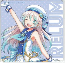 画像1: リルム　白テニDAY　コースター　アイドルキャッツ！ CAFE＆BAR in 原宿