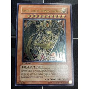 画像: HAMON LORD OF STRIKING THUNDER(降雷皇ハモン)  状態NM－  旧アジア版 レリーフ 1ST EDITION【実物写真】
