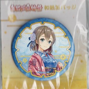 画像: シズク　和紙缶バッジ