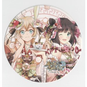 画像: ミコト、ツキミ　丸コースター　状態Bランク