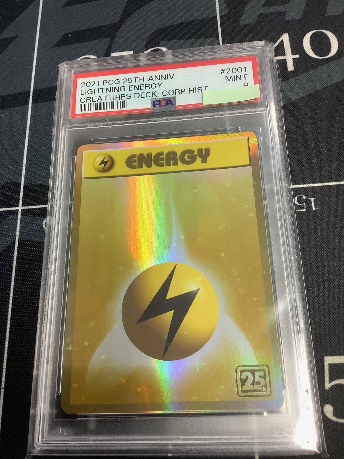 画像1: 基本雷エネルギー (ポケモンカード クリーチャーズデッキ 25th クリエイター配布品)【PSA9】【実物写真】