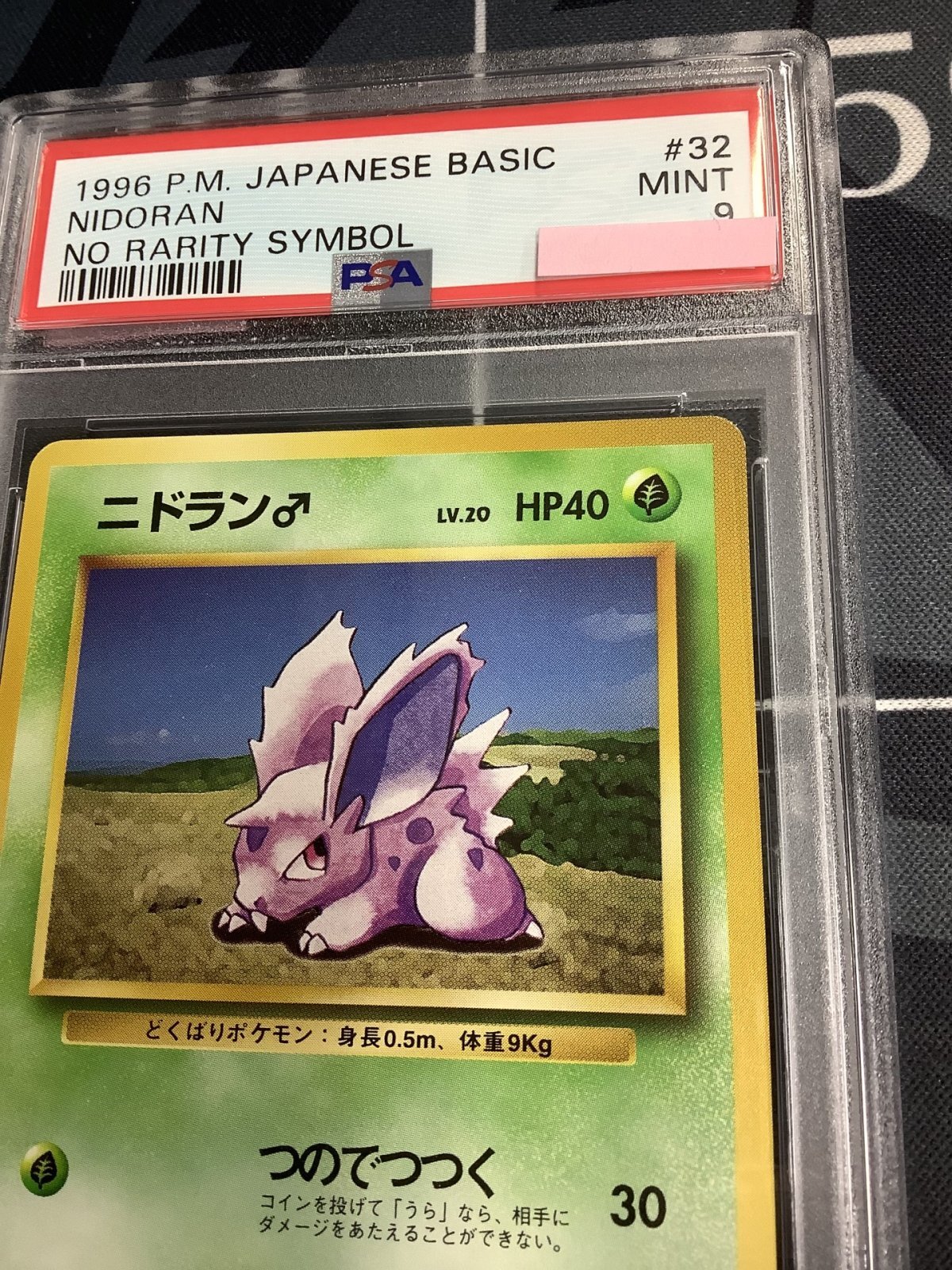 画像3: 【PSA9】ニドラン♂ 初版 レアリティシンボルなし 第1弾  旧裏【実物写真】