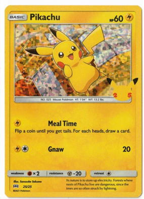 画像1: 【プロモ】ピカチュウ【マクドナルドプロモ】【英語版】【ホロ】状態NM-