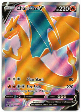 画像1: 【プロモ】リザードンV【SR仕様】【英語版】