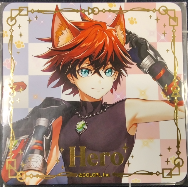 画像1: ヒーロー　箔押し　コースター