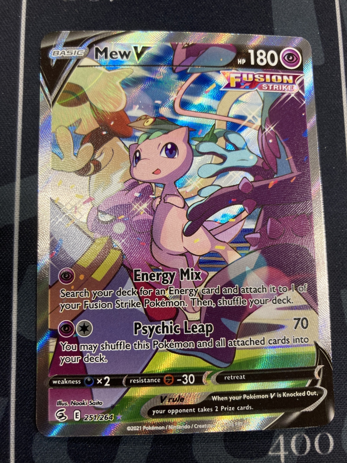 画像1: 【フュージョンアーツ】ミュウV【SA】【英語版】状態NM-