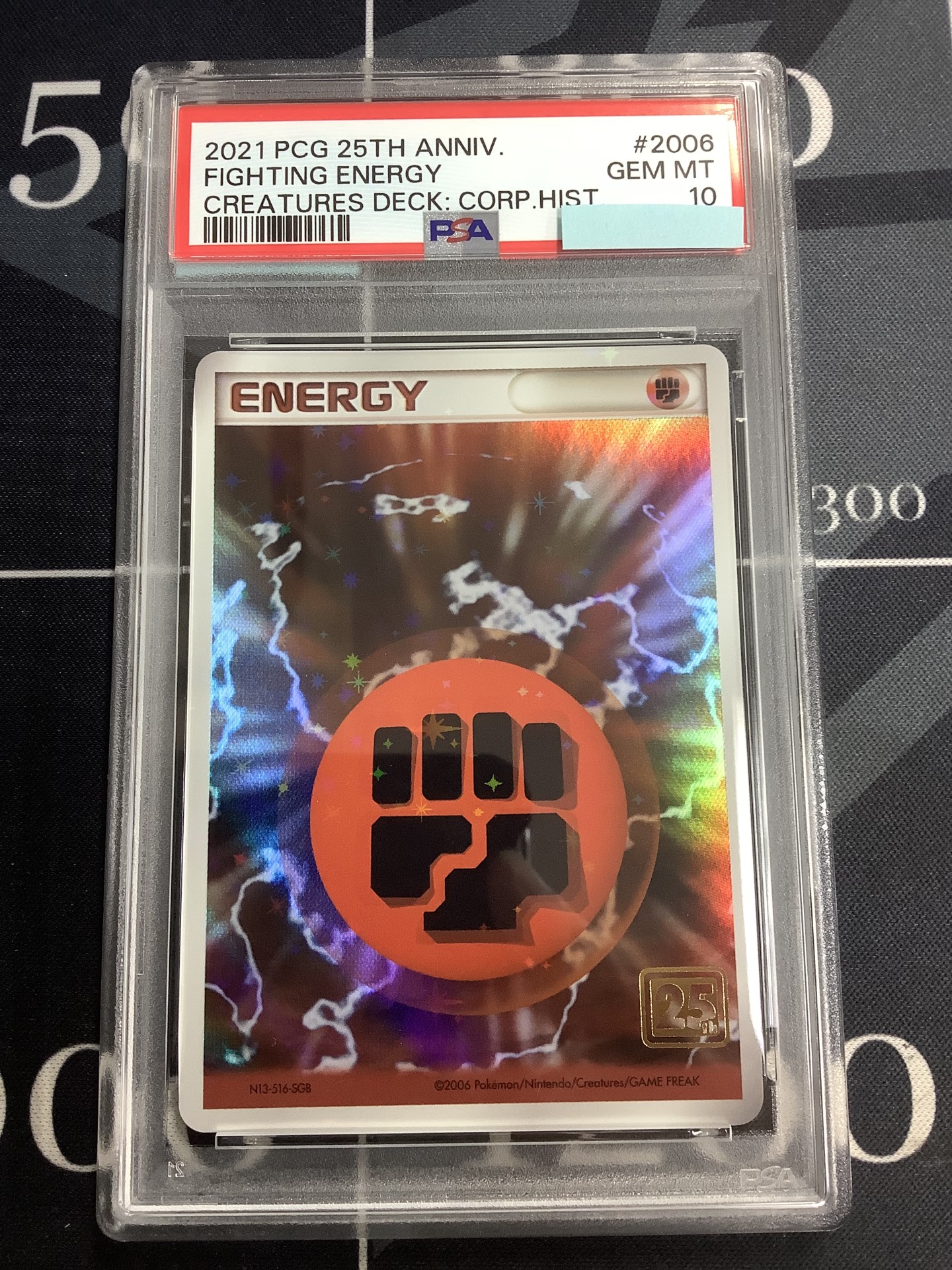 画像1: 闘エネルギー  (ポケモンカード クリーチャーズデッキ 25th クリエイター配布品)【PSA10】【実物写真】