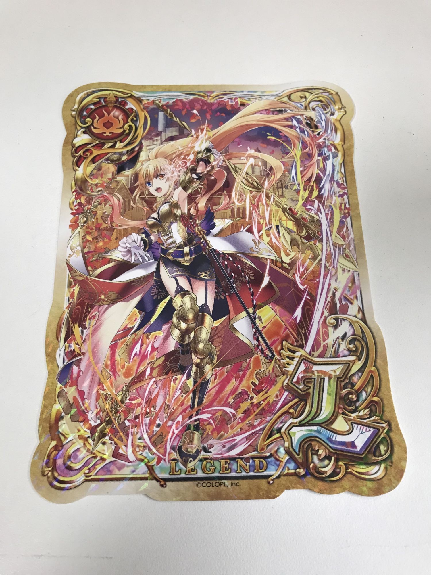 黒猫のウィズ リヴェータ ポストカード ホロ加工 Enndal Games2